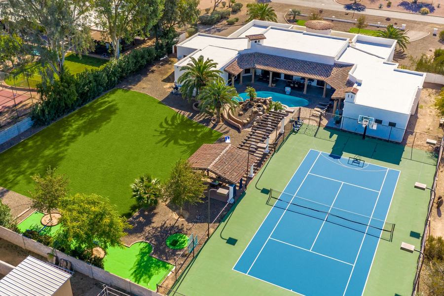 Aerial View of Casa Palacio Estate