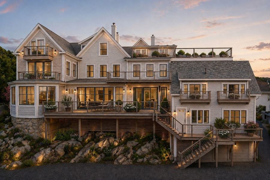 Welch House, Boothbay Harbor, vision rendering