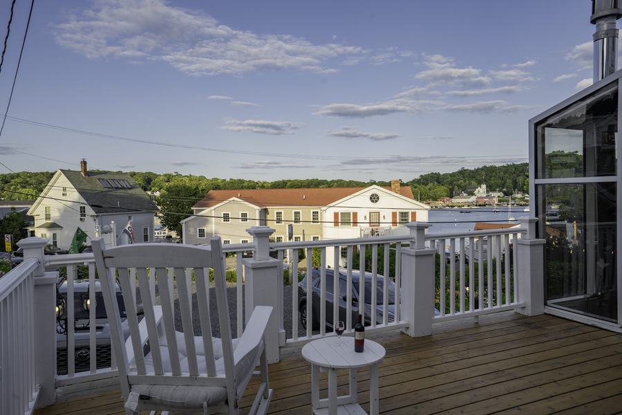 Porch rockers at Admiral's Quarters