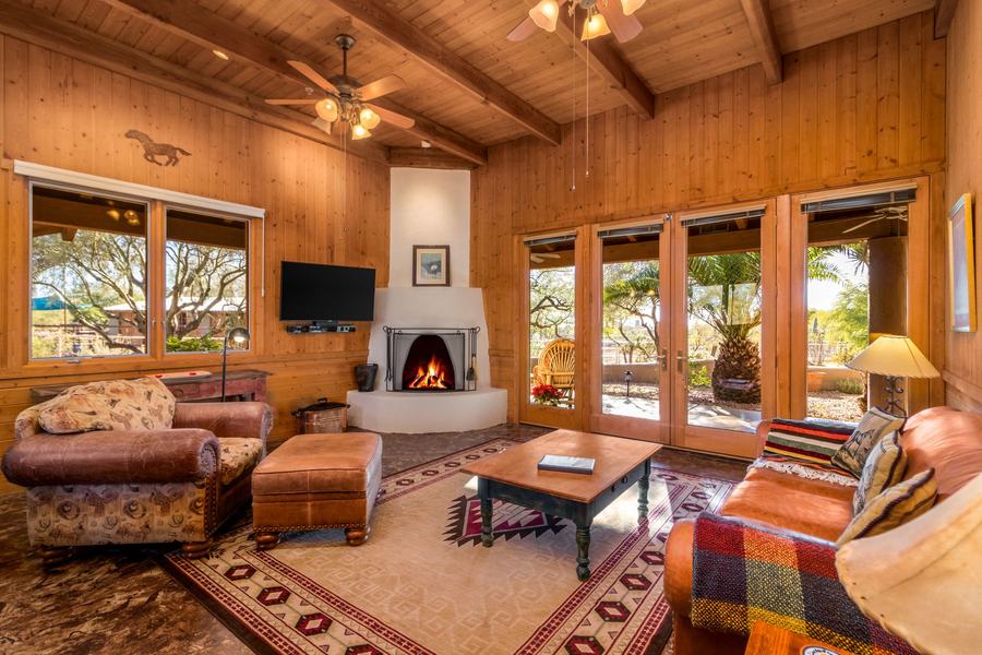 The Cabin Casita's Living Space