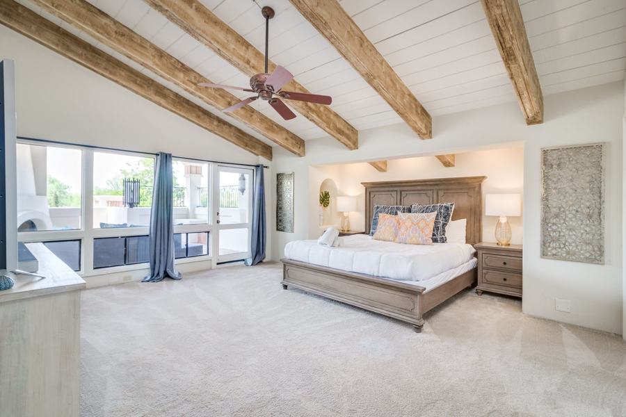 Upper Master Bedroom 6 with Fireplace