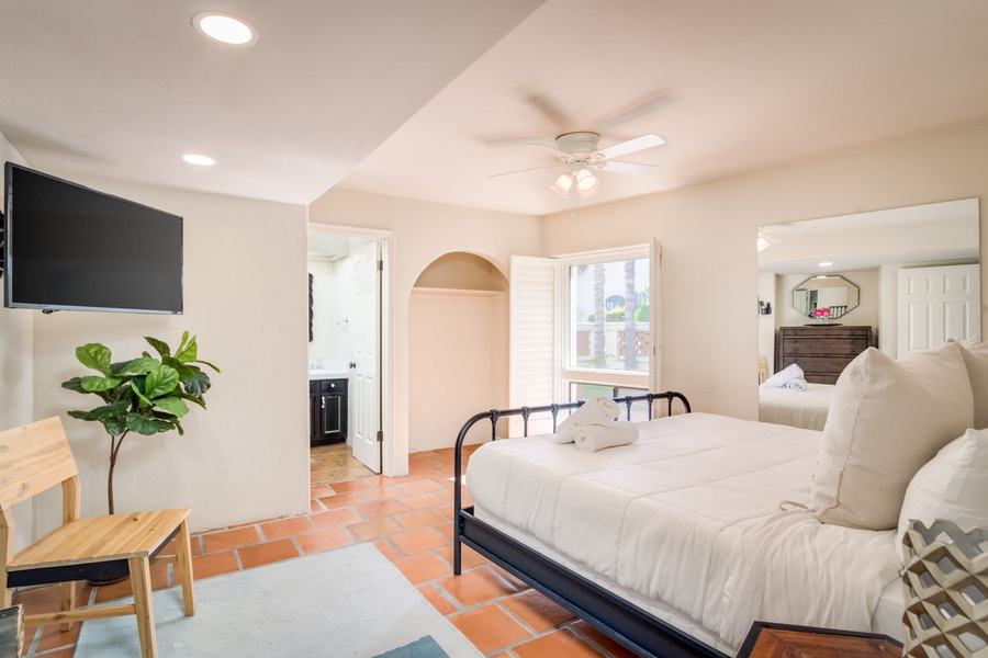 Main Floor Bedroom 2 with Private Bath