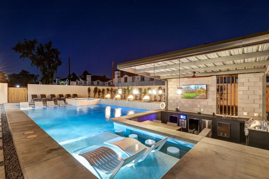 Pool at Night